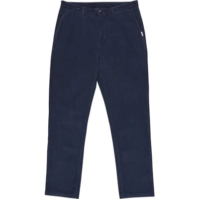 Element Corduroy Regular Fit Chino Broek Blauw 28 Man