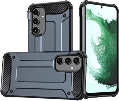 Hoesje Geschikt voor Samsung Galaxy A54 | Shock Proof | Hybride Back Cover | Beschermhoes | Schokbestendig | Extra bescherming | Blauw