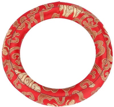 Ringkussen Luxe Zijde - Klankschaalhouder - 18 cm Buitendiameter - Comfortabel Oppervlak - Verbeterde Geluidskwaliteit - Fijn Vakmanschap - Klankschaalkussen