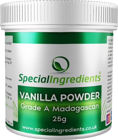 Vanillepoeder uit Madagaskar - 25 g - Vanilla Powder - 100% Puur - Natuurlijk Vanille Aroma - Moderne Gastronomie - Moleculair Koken - Hersluitbare Pot - Recycled Plastic