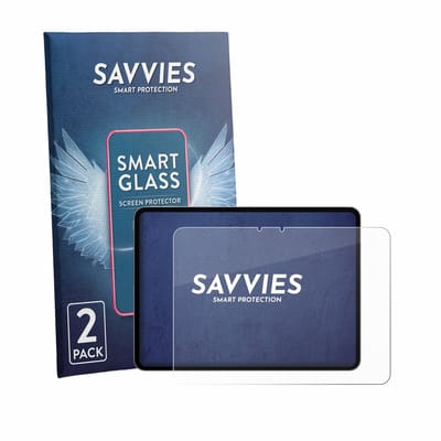 2 Stuks Savvies Screenprotector - geschikt voor Oppo Pad 6 - beschermfolie glas transparant