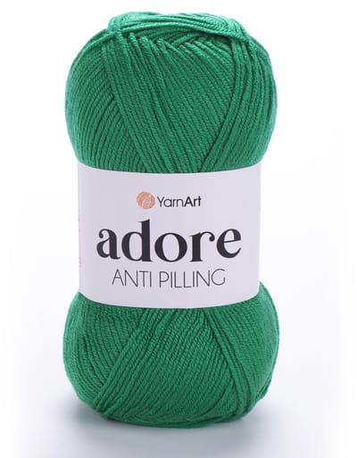 YarnArt Adore – Anti-Pilling Acryl Garen – Zacht & Kleurvast – Ideaal voor Kleding en Babyprojecten - Kleur 370