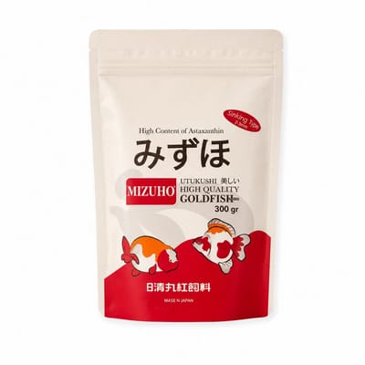 Mizuho goudvisvoer 300 gr. Drijvend - Vissenvoer-Vissenvoer aquarium-Visvoer voor goudvis en andere aquariumvissen - Korrels - 300 gram