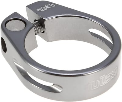Verstelbare Zadelpenklem voor Fietsen, Snelle Ontgrendelclip van Aluminium voor 30.4/30.8/31.6mm Zadelpen, Lichtgewicht en Duurzaam Ontwerp