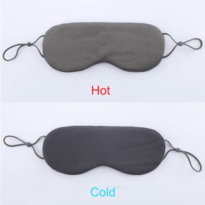 1pc Dubbelzijdig slaapmasker Natuurlijk slaapmasker Oogmasker Oogschaduwafdekking Schaduw beschikbaar Ademend Blinddoek Reisrust Ooglapje grijze kleur