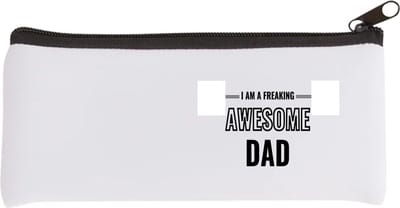 Akyol - i am a freaking awesome dad Etui - Papa - de meest geweldigste vader - vader cadeautjes - vaderdag - verjaardagscadeau - verjaardag - cadeau - geschenk - kado - gift - vader artikelen - 20 bij 9 cm