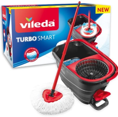 Vileda Turbo Spin Smart mop en emmer set