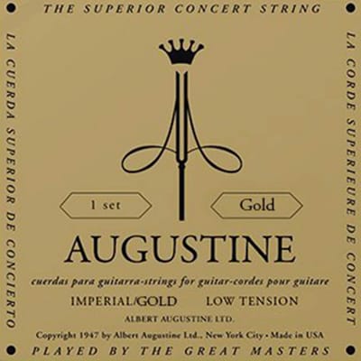 Augustine AU-IMGO snarenset voor klassieke gitaar, gut, medium tension trebles en light tension basses, mixed tension