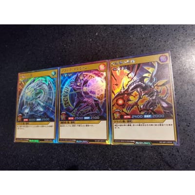Duurzaam 3 stuks/set diy Yu-Gi-Oh! Zwarte Tovenaar Blauwe Ogen Witte Draak Zelfbeheersing Verzamelen Handtekening Ruil Flash Kaart Anime Tekortoon gray