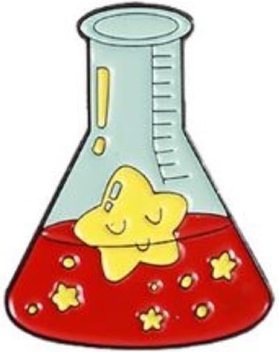 Pin Broche - enamel pin - kledingspeld - Starry chemist