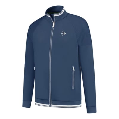 Dunlop Club Knitted Trainingsjack Heren-Donkerblauw