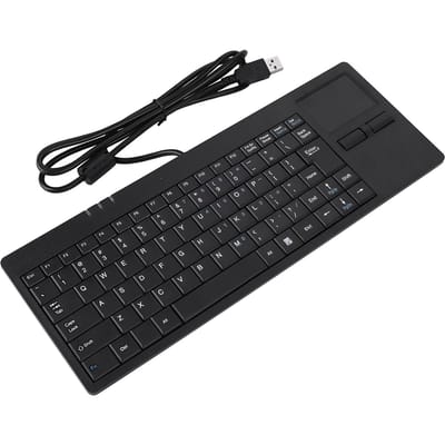 Bekabeld USB Ingebouwd Touchpad HUB Poort Toetsenbord 86 Toetsen Stil Ultradun Toetsenbord voor Notebook Bureau
