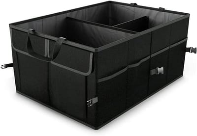 Dailygoods- Kofferbak Organizer Waterdicht - Opvouwbaar - Antislip - Hoogwaardig 600D Oxford - 3 Vakken - 56 x 40 x 26 cm - Auto Organizer
