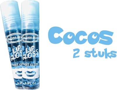 Gloss Bee Coconut Lip Gloss 2 stuks
