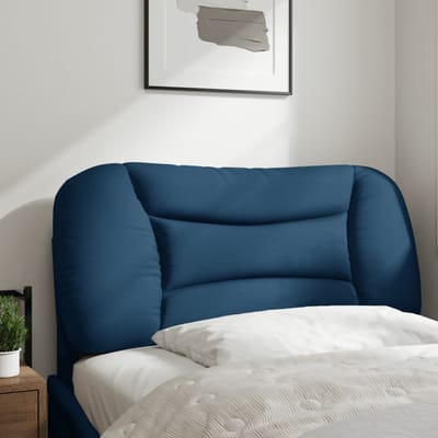 vidaXL - Hoofdbordkussen - "Hvar" - 90 - cm - stof - blauw