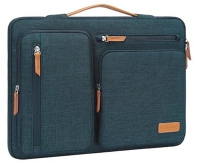 360 Beschermende Laptophoes met Open Zijden en Handvat - Laptopaccessoire met 4 Ritszakken