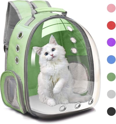 Draagtas voor Katten en Honden | Ruimt capsule Rugzak voor Dieren | Goedkeuring voor Luchtvaart | Ideaal voor Wandelen