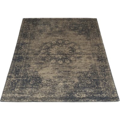 Vloerkleed Viola Green 200 x 200 cm - Vintage Design Vloerkleed met Verweerd Patroon