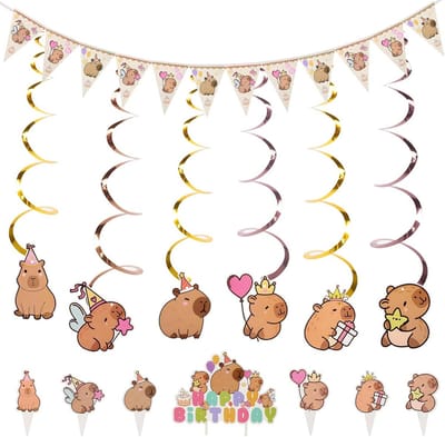 Verjaardagsdecoratie Set met Thema Dierenfiguren Feestartikelen