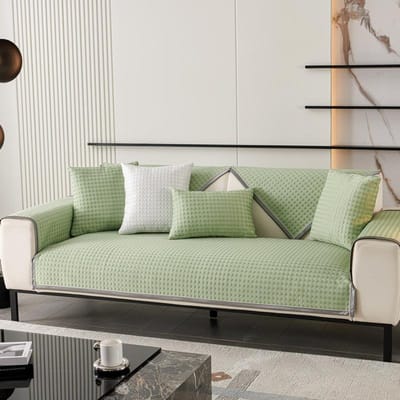 Effen Kleur Zomer Koel Bankovertrek, Eenvoudige Moderne Bankovertrek, Mat Kussen, Multifunctioneel Kussen 70*70cm