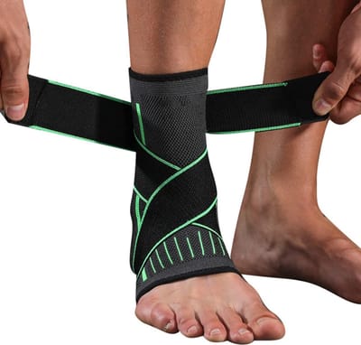 Enkelband - Enkelbraces - Blessures en herstel - Verstelbaar - Enkel Bandage - Voet brace - Enkelsteun - Enkelondersteuning - LOUZIR