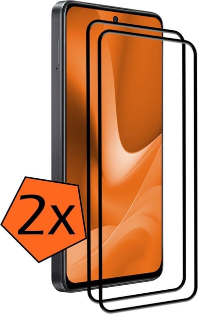 Screenprotector - 2 Stuks - Geschikt voor OPPO A79 - Full Cover - Gehard Glas - Beschermglas - Tempered Glass - Screen Protector