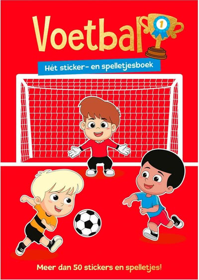 Activiteitenboek met Stickers - Thema Voetbal - Voetbal Kleurboek - Kleurboek Voor Jongens - Football - Creativiteit - Voetbal - Tekenen - Voetballiefhebbers - Kleurboek Voor Jongens - Kleurboek met Stickers Voetbal - Spelletjesboek