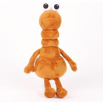 Marcus De Worm Knuffel Schattig Knuffeldier Pluche Knuffel Zachte Pop Slaapkamer Decoratie Verjaardag Kerstcadeau Voor Kinderen Volwassenen 28cm