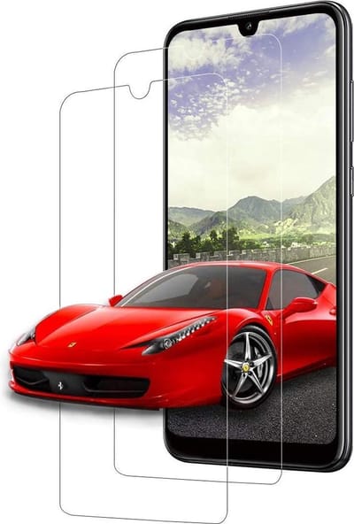 Screenprotector Glas - Tempered Glass Screen Protector Geschikt voor: Huawei Y6 2019  - 2x