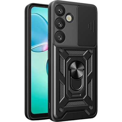 CaseBody Samsung Galaxy S25 Shield Hoesje Zwart