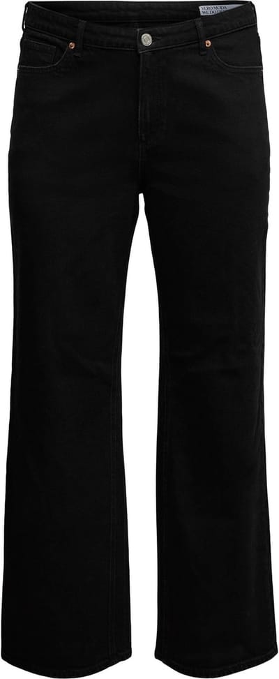 Vero Moda Curve Tessa Wide Ra118 Hoogzittende Jeans Zwart 50 / 32 Vrouw