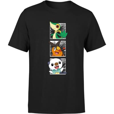 Pokemon Generation 5 Intro Men's T-Shirt - Black - S