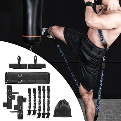 Boksen Weerstandsbanden Set voor Fitness Liefhebbers Professioneel Makkelijk Mee te Nemen Hoge Kwaliteit Duurzame Constructie Stijlvol Ontwerp Praktisch Dagelijks Gebruik