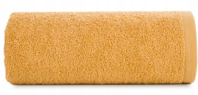 Badhanddoek Frotte 16x21 cm Mosterdgeel 100% Katoen