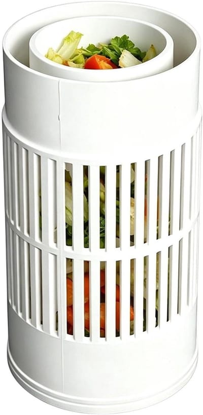 Wormencompostbak - Ondergrondse composter - Afval verwerken - Versterkte duurzame constructie - 29 x 131 x 124 cm - Stijl B