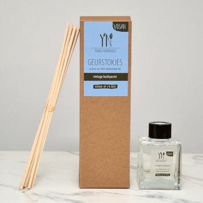Yours Naturally - Geurstokjes - Vintage Boshyacint - 100ml - vegan - duurzaam - Trendy