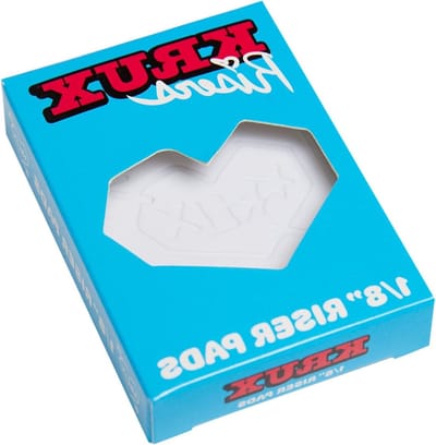 Riser Pads - Board Verhogers - Skateboard Bescherming - Standaard Maat - 1/8 Inch - Wit