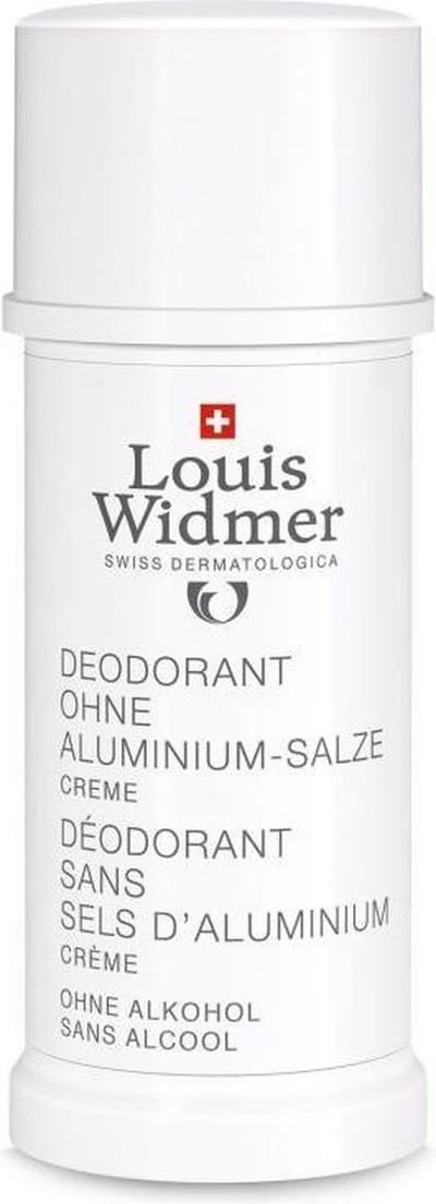 Louis Widmer Deo Crème Zonder Aluminiumzouten Ongeparfumeerd Deodorant crème 40 ml