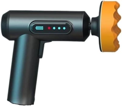 Draadloze Polijstmachine - Polijsttool Waxapparaat - Auto Lak Onderhoud - Krachtige Hoge Snelheid - 75 mm Schijf - Grijs Zwart