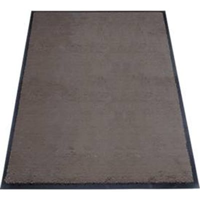 vuilvangmat miltex Eazycare Style, hoekig, antistatisch, UV-bestendig, afwasbaar, high twist nylon & Niltril rubber, 800 x 1200 mm, grijs-bruin