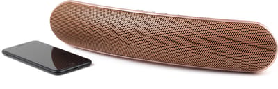 Intempo Curved Bluetooth Metallic Speaker (kleur: roségoud)