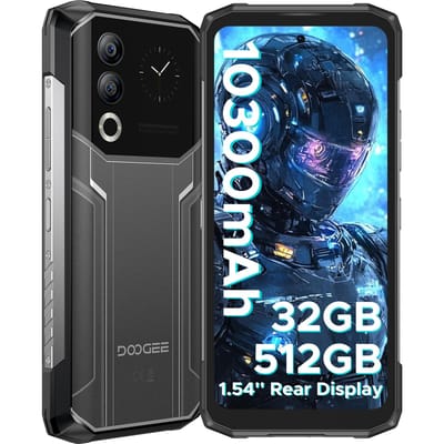 DOOGEE Blade20 Ultra Robuuste Smartphone, 32GB+512GB, 1,54  Achterscherm, 10300mAh, 50MP, 6,6  HD+, 3 Kaartsleuven/NFC/IP68