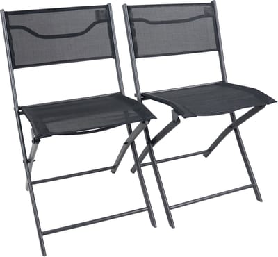 VCM 2-delige set balkonstoel inklapbare tuinstoel inklapbare camping inklapbare stoel Sumila