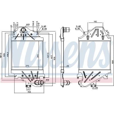 Intercooler NISSENS 96791