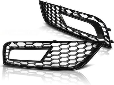 Grill geschikt voor AUDI A4 (B8) 11 11-15 GLANZEND ZWART