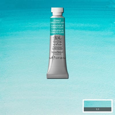 W&N Professional  Aquarelverf 5ml | Cobalt Turquoise Light