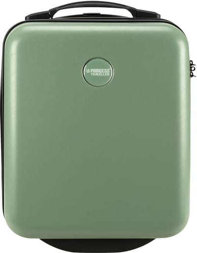 Princess Traveller PT-01 - Underseater - Handbagage koffer - 40x30x20 cm - Geschikt voor oa Transavia, TUI, Vueling & WizzAir - Pure Sage - ABS