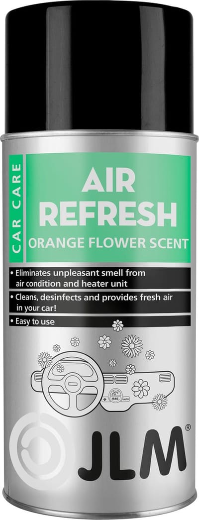 JLM Luchtverfrisser Bloemen - Verwijdert vieze geuren uit AIRCO en ventilatiesysteem - Neutraliseert in plaats van te maskeren - Makkelijk in gebruik - 150ml