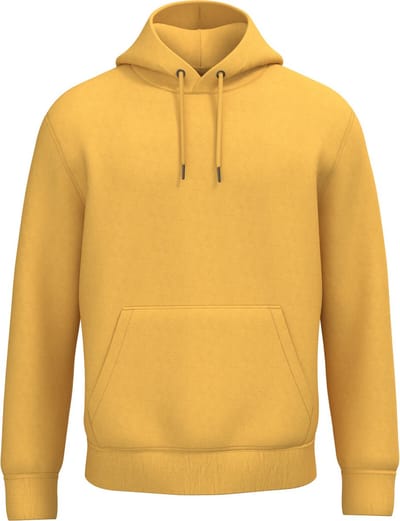 Native Spirit Ecologische uniseks sweater met capuchon NS401 - Sun Yellow - XL
