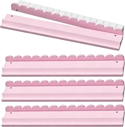 Mahjong Standaarden Set - Mahjong Schuivers Racks - Mahjong Spel Spelen - Magnetisch Antislip Ontwerp - 4 Stuks - Houtkleur